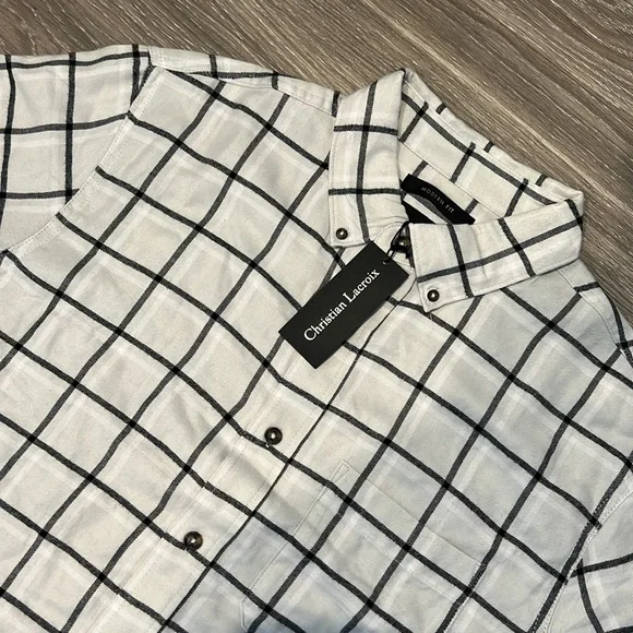 Christian Lacroix button down shirt. Size XL. NWT - Picture 2 of 4